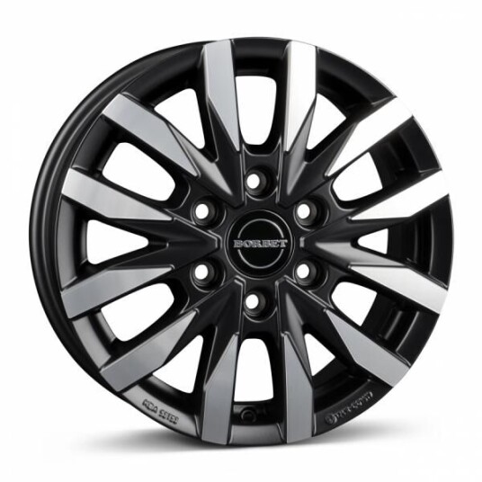 Borbet Cw6 Black Polished Matt 7.5x18 6x114.3 ET45 B66.1