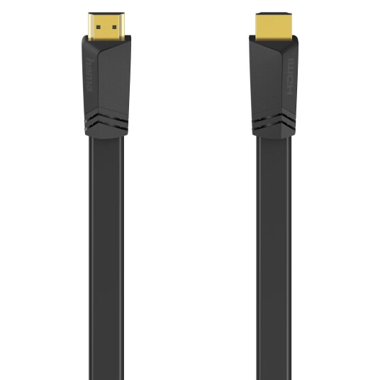 Hama High Speed flat HDMI-HDMI-kabel 3 m