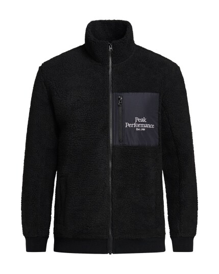 Peak Performance Original Pile Zip Jacket M Black (Storlek L)