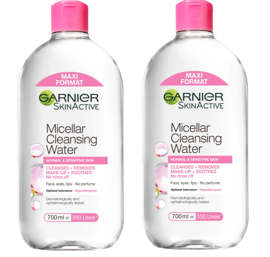 Garnier 2 x Micellar Cleansing Water for Normal & Sensitive Skin