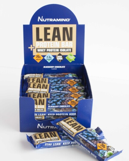 Nutramino Lean Protein Bar Blueberry 16x60g