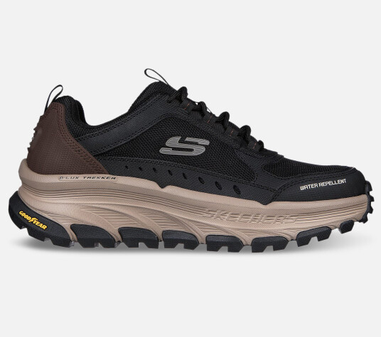 Skechers Relaxed Fit: D'Lux Trekker  Water Repellent 42 Svart Herre