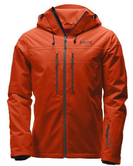 EQPE Habllek Ski Jacket M Fire Orange/Iron (Storlek M)