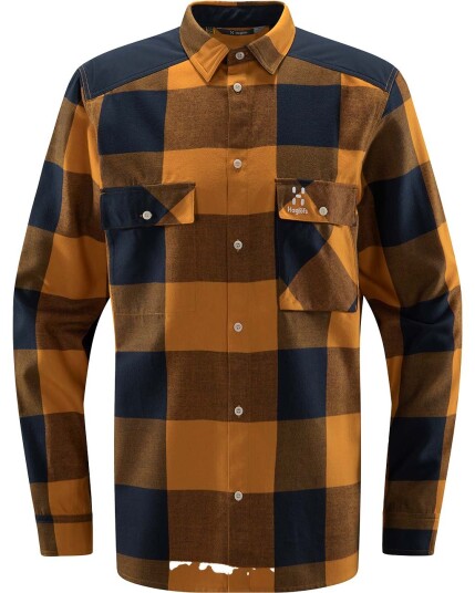 Haglöfs Timmer Shirt M Desert Yellow/Tarn blue (Storlek XL)