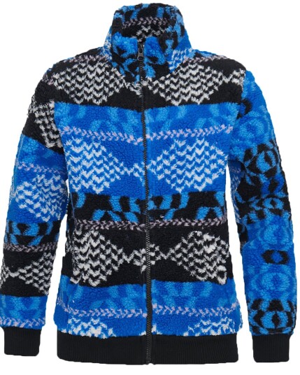 Peak Performance Original Pile Zip Jacket JR Blue Pattern (Storlek 150)