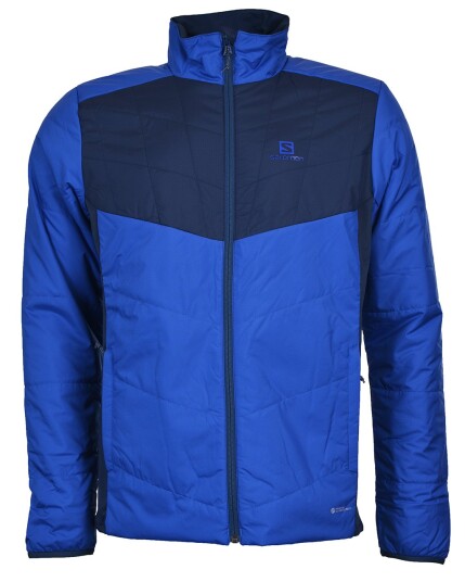 Salomon Drifter Mid Jacket M Surf The Web/Dress Blue (Storlek L)