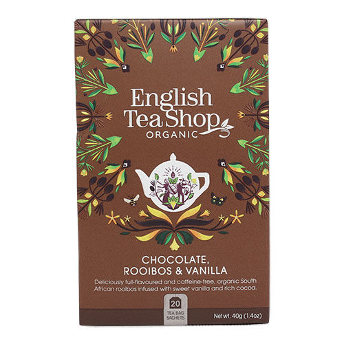 English Tea Shop Chocolate, Rooibos & Vanilla 20 Br. Ø - 20 Poser