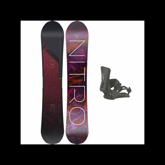 Nitro Victoria Pro m/binding All Mountain/Freeride - Dame