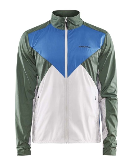 Craft Adv Essence Wind Jacket M Moss/Fluid (Storlek L)