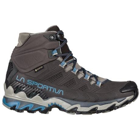 La Sportiva Ultra Raptor II Mid Leather GTX, Dame Carbon/Atlantic (#50494A,#135C80) Dame 38.5