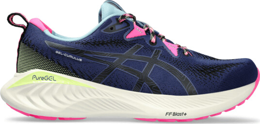 Asics Women's Gel-Cumulus 25 TR 41.5, Nature Bathing/Lime Green