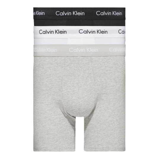 Calvin Klein Underwear 3pk Boxer Brief Black/white/grey Heather Undertøy Multi male M