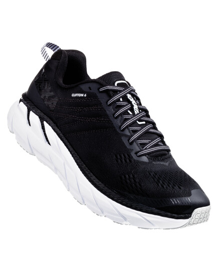 Hoka Clifton 6 Black/White 6.5 US Dame