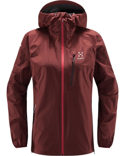 Haglöfs L.I.M Jacket W Maroon rød (Storlek L)