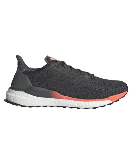 Adidas Solar Boost 19 M Grey Six/Core Black/Signal Coral (Storlek 9.5 UK)