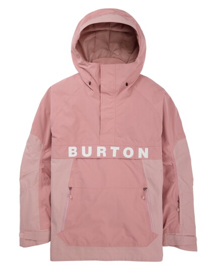 Burton Frostner Anorak M Powder Blush (Storlek M)