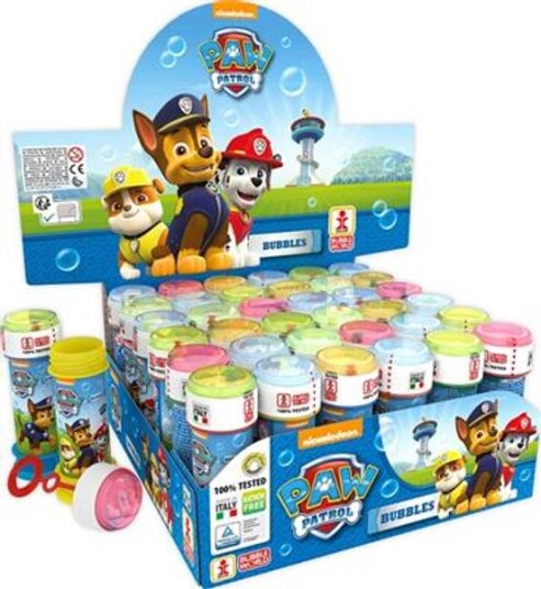 Fritz Hansen Såpebobler Paw Patrol 60ML med kulespill i lokket.