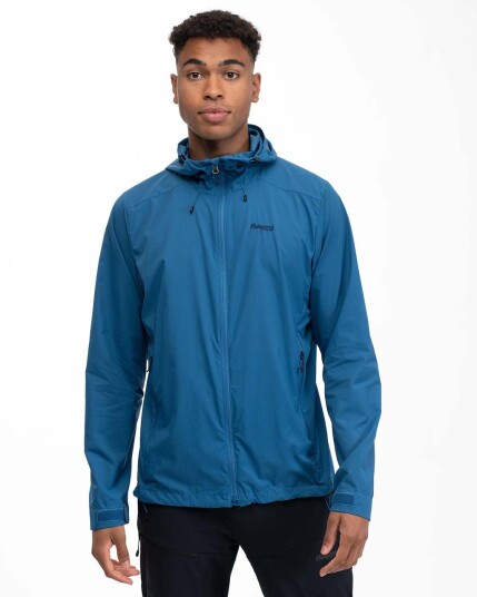 Bergans Skar Light Windbreaker Jacket M North Sea Blue (Storlek S)