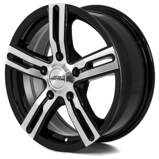 Inter Action Kargin Black Polished 6.5x16 5x112 ET45 B72.6