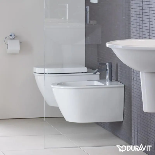 Duravit Darling New vegghengt bidé 370x540 mm, Inkl.Durafix 1 blanderhull