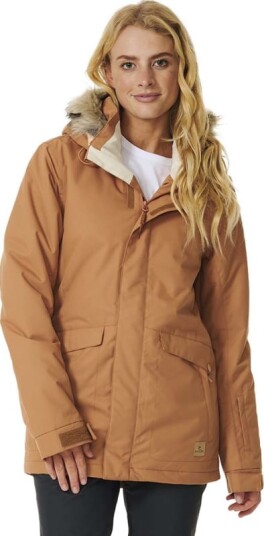 Rip Curl Women's Rider Parker Jacket L, Light Brown