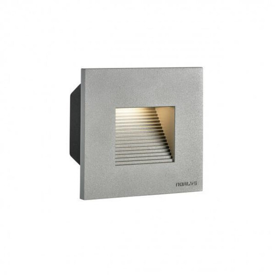 Norlys Namsos mini innfelt vegglampe - Aluminium