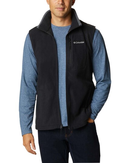 Columbia Fast Trek Fleece Vest M Black (Storlek S)