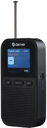 Denver DAH-126 håndholdt radio med DAB+/FM