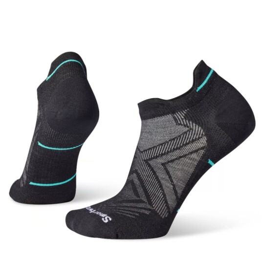 Smartwool Women's Run Zero Cushion Low Ankle Socks 34-37, Black