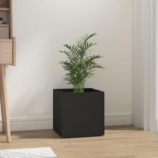 vidaXL Plantekasse svart 40x40x40 cm konstruert tre