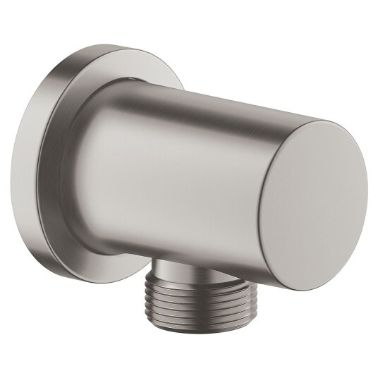 Grohe Rainshower slangeuttak Med rund rosett, Supersteel