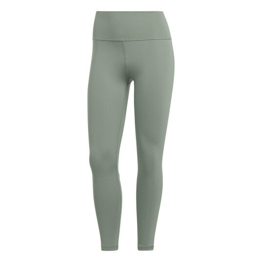 Adidas Optime Training 7/8 Tights treningstights dame XSilver Green