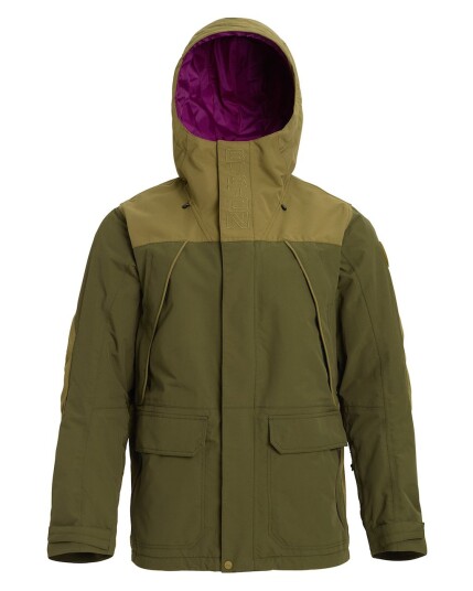 Burton Breach Jacket M Keef/Martini Olive (Storlek S)