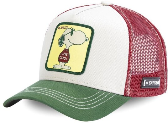 Capslab Trucker Cap White/Joe Cool Snoopy One Size