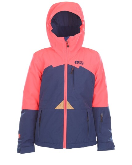 Picture August Jacket JR A Coral/Dark Blue (Storlek 14 yrs)