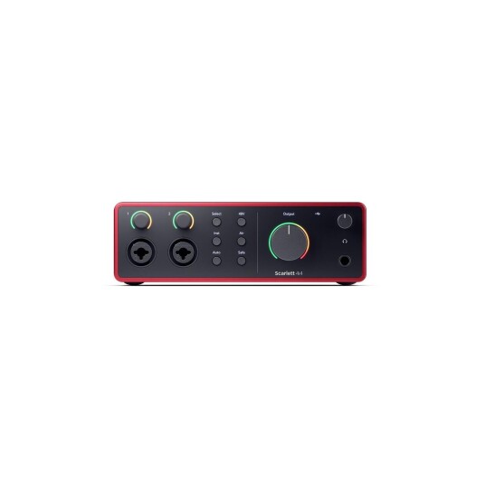 Focusrite Scarlett 4i4 Gen4 Usb-Lydkort, 4 Inn/4 Ut