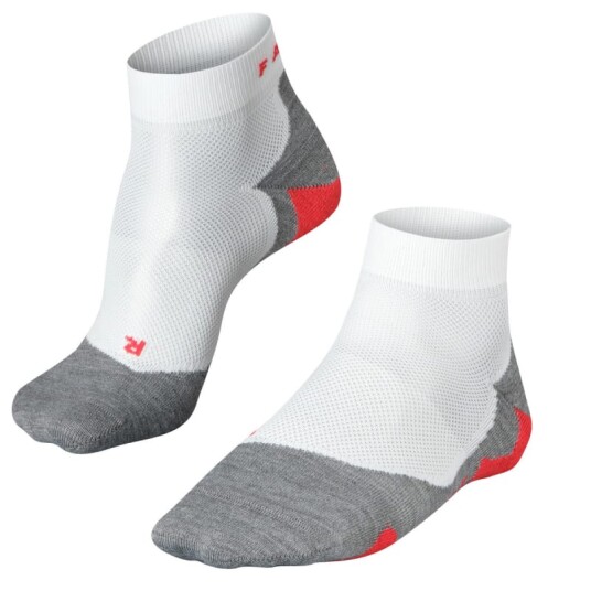 Falke RU5 Lightweight Short Men's Running Socks 46-48, White-mix