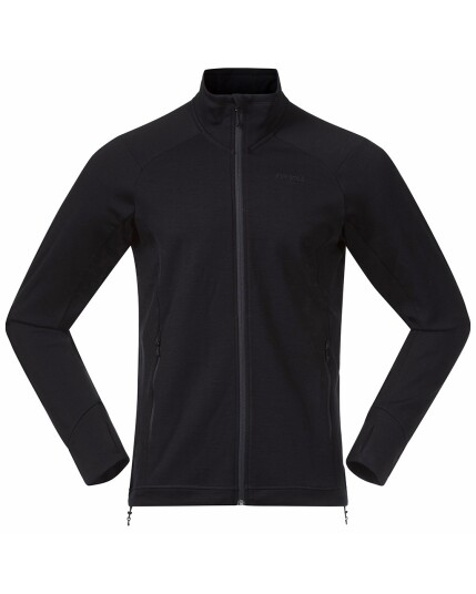 Bergans Ulstein Wool Jacket M Black (Storlek M)