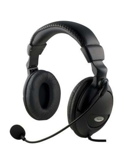 DELTACO Headset med mikrofon