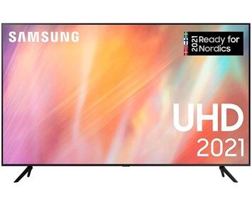 Samsung UE75AU7105KXXC 75" Tizen Smart TV med Wi-Fi og Bluetooth