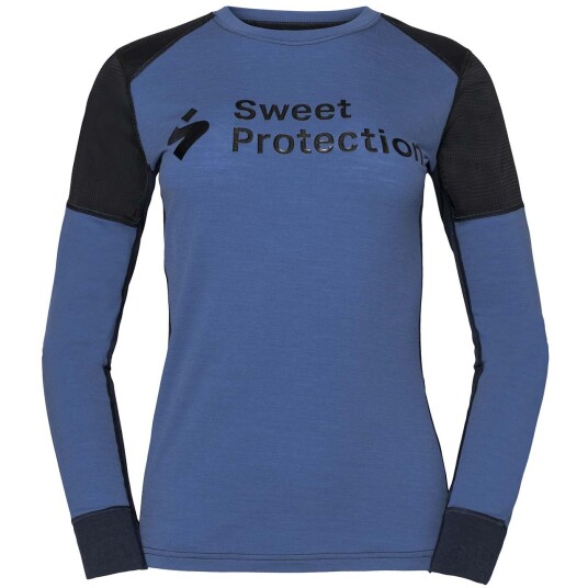 Sweet Protection Hunter Merino Hybrød L/S Jersey W Sky Blue (Storlek S)