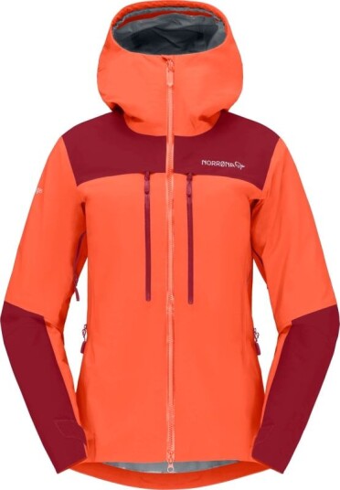 Norrøna Women's Trollveggen Gore-Tex Pro Light Jacket XS, Orange Alert