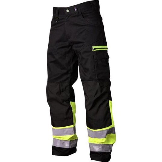 Vidar Workwear V500551C050 Midjebukse svart/gul C50