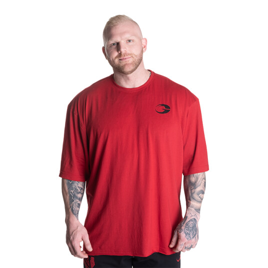 Division Iron Tee, Chili Red Röd XXXX-large