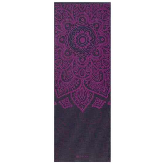 Gaiam Plum Sundial Yoga Mat 6mm Premium