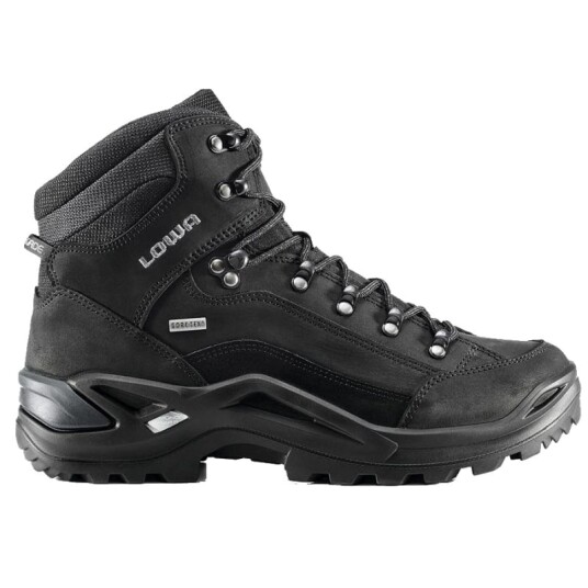 LOWA Men's Renegade Gore-Tex Mid 45, Black