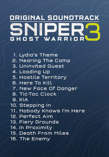 Sniper Ghost Warrior 3 Original Soundtrack (PC)