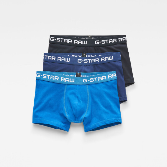 G-Star RAW Classic Trunks 3-Pack - Medium blue - Men XS Medium blue male