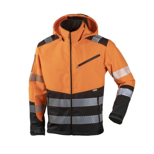 Dimex R Safety Softshell-jakke, oransje/svart, stk, SDM-6099R L