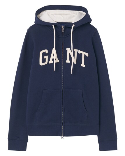 Gant Arch Logo Hoodie W Evening Blue (Storlek XS)